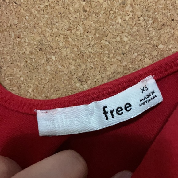 Red Wilfred body suit - Picture 2 of 3